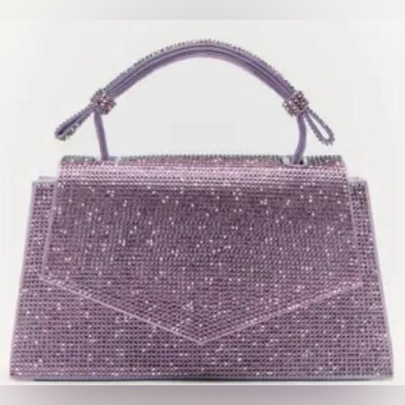 ZARA SPARKLY MINI CITY BAG - Picture 1 of 9